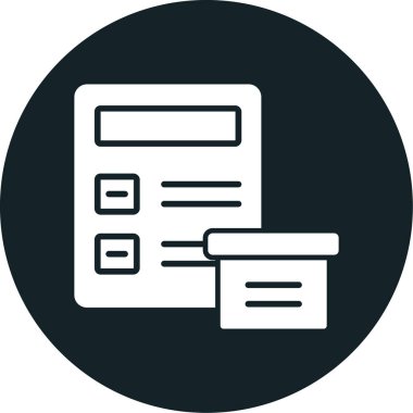 Web simgesi, basit vektör illüstrasyonu