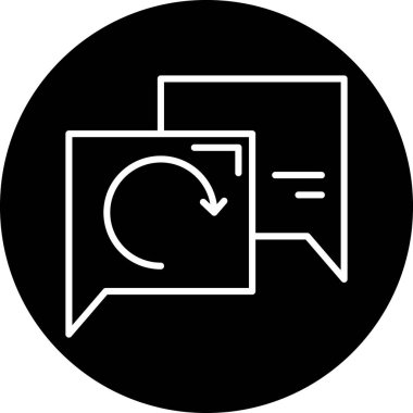 Modern simgenin vektör illüstrasyonu