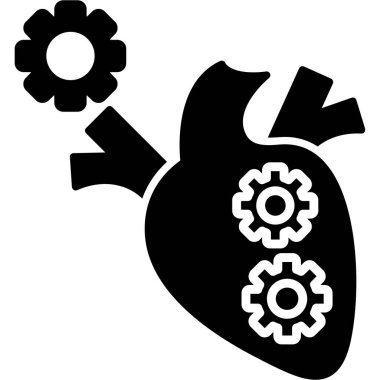 Kalp organı. Basit resimleme