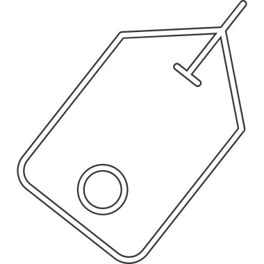 etiket etiketi izole edilmiş simge vektör illüstrasyon tasarımı