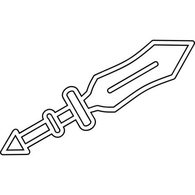 Kılıçlarla izole edilmiş simge