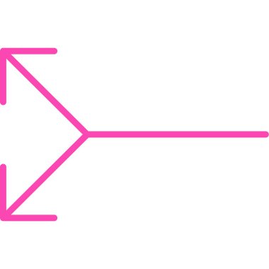 Sol anahat vektör simge göndermek