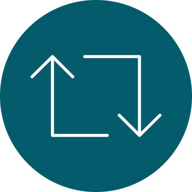 Ok. Web simgesi basit illüstrasyon