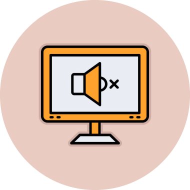 ekran simgesi vektör illüstrasyon tasarımlı dizüstü bilgisayar