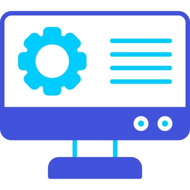 Seo simgesinin vektör illüstrasyonu