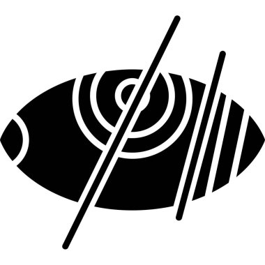 Balık simgesinin vektör illüstrasyonu