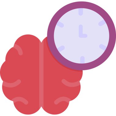 Beyin. Web simgesi basit illüstrasyon