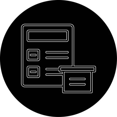 Bir kitap ve kitabın vektör çizimi