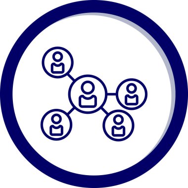 İnsan simgesinin vektör illüstrasyonu