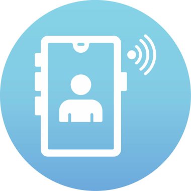 cep telefonu simgesi. vektör illüstrasyonu