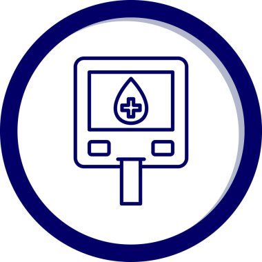 kan ikonu vektör illüstrasyonu