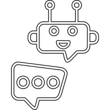 sohbet baloncukları simgesi resmi