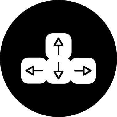 şebeke. Web simgesi basit illüstrasyon