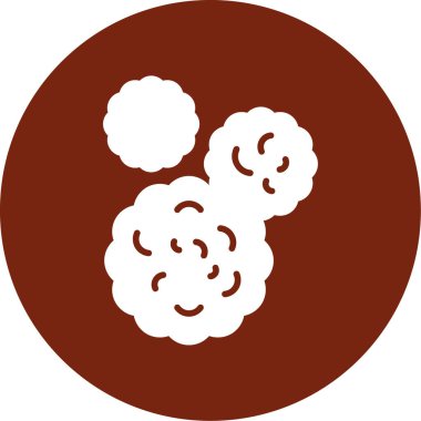 bakteri simgesi vektör illüstrasyonu