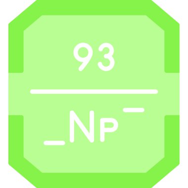 periyodik tablo simgesi, basit vektör illüstrasyonu