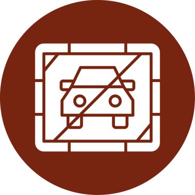 Bir kamyon simgesinin vektör çizimi