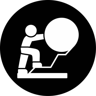 İnsan simgesinin vektör illüstrasyonu