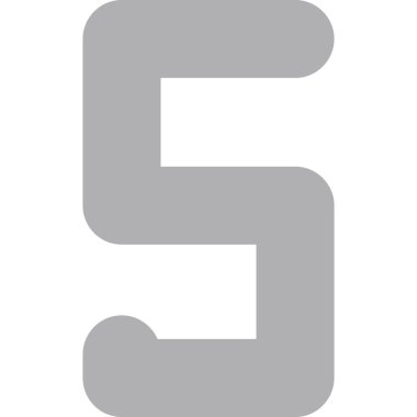 yazı tipi harf simgesi ana hat biçiminde