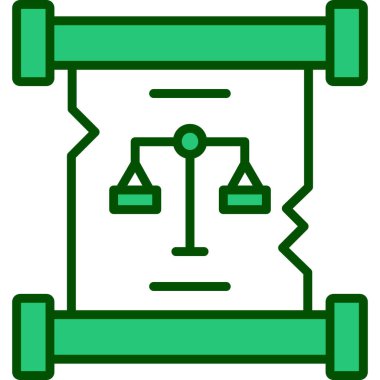 Mahkeme. Web simgesi basit illüstrasyon