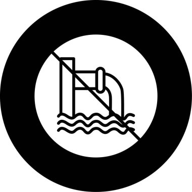 Yüzme havuzunun vektör çizimi