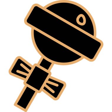 Uydu. Web simgesi basit illüstrasyon