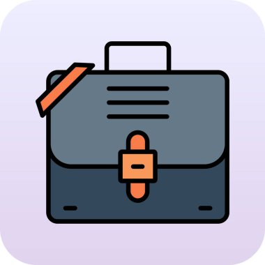 evrak çantası ikonu vektör illüstrasyonu