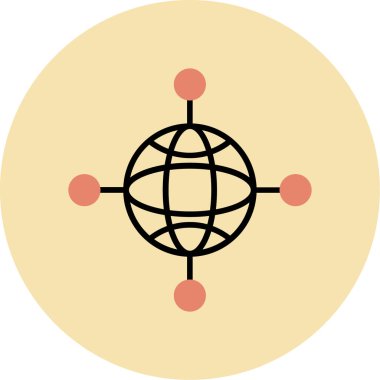 genel web simgesi vektör illüstrasyonu