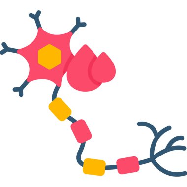 DNA zinciri olan kırmızı bir molekülün vektör çizimi