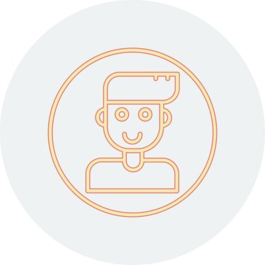 İnsan simgesinin vektör illüstrasyonu