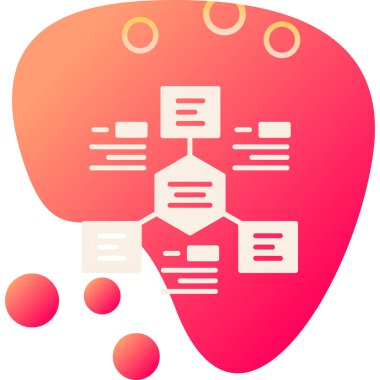 vektör illüstrasyon logotunda veri analiz simgesi