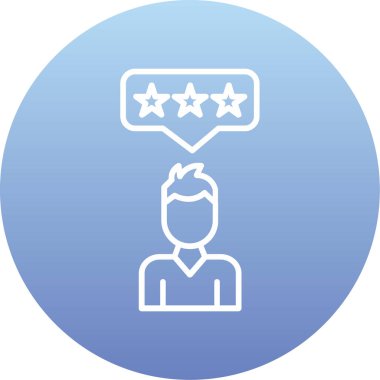 Modern simgenin vektör illüstrasyonu