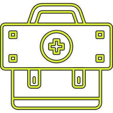 Seyahat ikonlu bavul. vektör illüstrasyonu