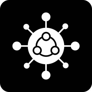 Beyaz arka plan üzerinde izole ağ simgesini