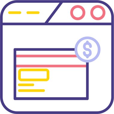 Kredi kartıyla. Basit tasarım