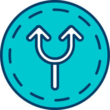 ok simgesi vektör illüstrasyonu