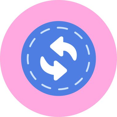 Ok simgesi. Web için yön vektör simgelerinin basit illüstrasyonu