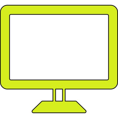 bilgisayar monitörü simge tasarımı