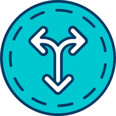 Ok. Web simgesi basit illüstrasyon