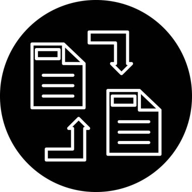 dosya simgesi, vektör illüstrasyonu