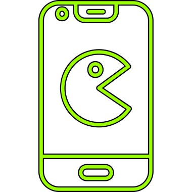 telefon vektörü ince çizgi simgesi