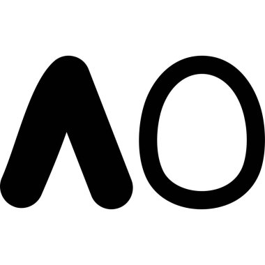 metin harfi vektör illüstrasyonu