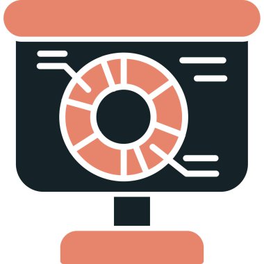 CCTV kamera, vektör çizim