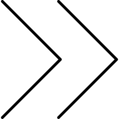 Oklar ok yönü simgesi ana hat biçiminde