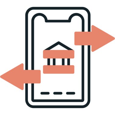 Banka binası. Web simgesi