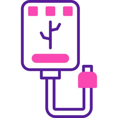 Fiş. Web simgesi basit illüstrasyon