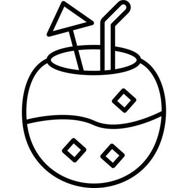 yiyecek ve içecek ikon vektör çizimi