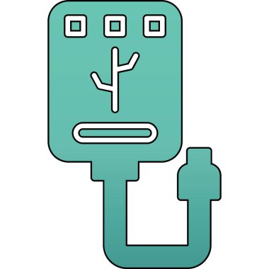 Bir dolgunun vektör illüstrasyonu