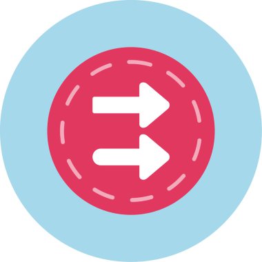 Projeniz için doğru yön ok simgesi