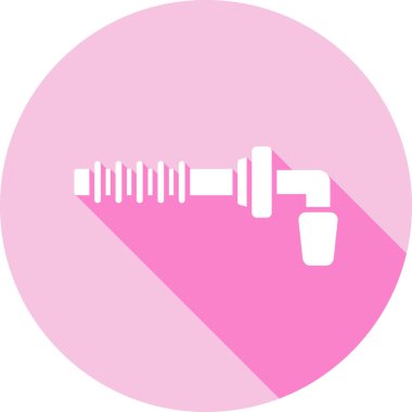 dambıl web simgesi, basit vektör illüstrasyonu