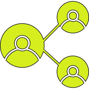 şebeke. Web simgesi basit illüstrasyon